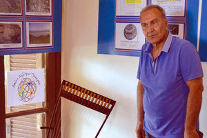 Ο δημιουργός των αρχαίων μουσικών οργάνων, κ. Νίκος Ζαχαριουδάκης