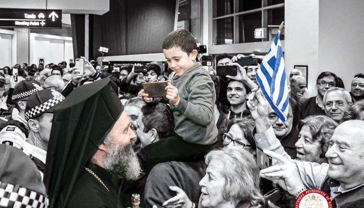 Σε κλίμα συγκίνησης υποδέχθηκαν τον νέο τους ποιμενάρχη Μακάριο οι ομογενείς στην Αυστραλία