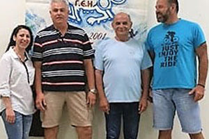 Η Ξαγοραράκη (αριστερά) και ο Φουστανάκης (δεξιά)