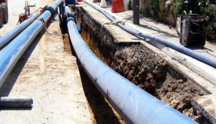 έργα αντικατάστασης δικτύου ύδρευσης