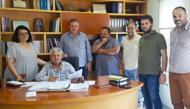 Σύμβαση για την οδοποιία της Δημοτικής Ενότητας Τυλίσου