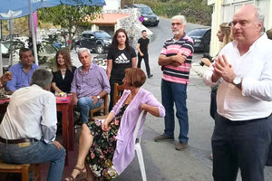 Περιοδεία στη Ροδιά πραγματοποίησε ο υποψήφιος βουλευτής ΣΥΡΙΖΑ Προοδευτική Συμμαχία Νομού Ηρακλείου, Μανώλης Αλιφιεράκης.