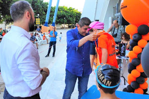 ο Λευτέρης Αυγενάκης τις βραβεύσεις των προαγωνιστικών ακαδημιών της ομάδας του Τρίτωνα