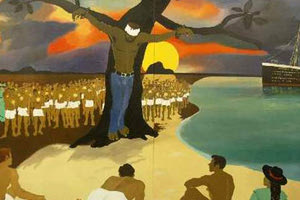 πίνακας του αείμνηστου Ηρακλειώτη ζωγράφου Γιώργου Γεωργιάδη