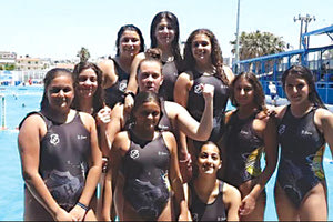 H ομάδα πόλο νεανίδων του ΟΦΗ