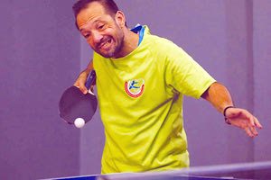 O Μάριος Μαρκόπουλος, αθλητής του Συλλόγου Αθλουμένων Νεφροπαθών από το 10ο Πανελλήνιο πρωτάθλημα ανεξαρτήτων και βετεράνων επιτραπέζιας αντισφαίρισης