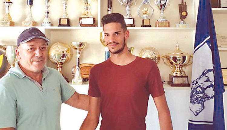 Ο Δομοσίδης με τον Βασίλη Κοκοτσάκη