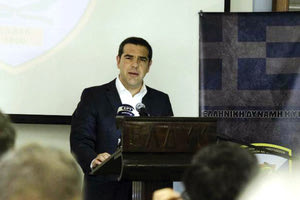 πρωθυπουργός, Αλέξης Τσίπρας, από το στρατόπεδο της ΕΛΔΥΚ, στην Κύπρο