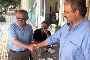 Σε χωριά του Μονοφατσίου, στους πρώην δήμους Αστερουσίων και Κόφινα, βρέθηκε χτες ο υποψήφιος βουλευτής Ηρακλείου της Νέας Δημοκρατίας Γρηγόρης Πασπάτης