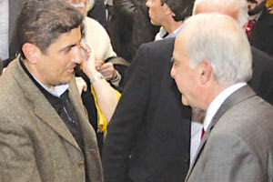 Λεύτερης Αυγενάκης με Λαμπρινό