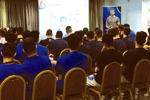 Απο το σεμινάριο για τους ατζέντηδες στους παίχτες του Παγκοσμίου Κύπελλου U19 της FIBA