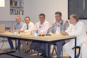 Το προεδρείο του Παγκρήτιου Συλλόγου Διευθυντών Ξενοδοχείων