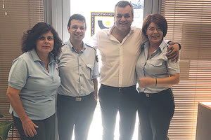 Από την επίσκεψη Χάρη Μαμουλάκη στη Δημοτική Αστυνομία