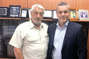 Από τη συνάντηση Μαμουλάκη με τον Μανώλη Πατεράκη