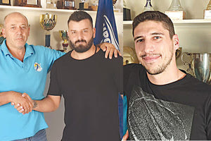 Ο κ. Κοκοτσάκης με τους Ματθαιάκη, Παναγιωτάκη