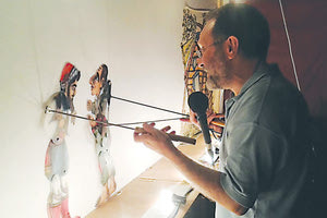 Καραγκιόζης από το Θέατρο Σκιών Κρήτης των Δανέλλη – Γιουβάν