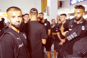 Η συγκέντρωση των παικτών του ΟΦΗ στο αεροδρόμιο Ηρακλείου για την Ολλανδία