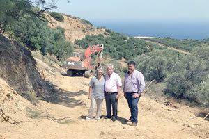 Ικανοποίηση Μαμουλάκη από την εξέλιξη των εργασιών  κατασκευής των κόμβων της Αγίας Πελαγίας