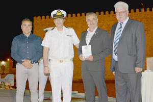 Τιμητική διάκριση από την ηγεσία του Λιμενικού Σώματος - Ελληνικής Ακτοφυλακής έλαβε ο Παγκρήτιος Όμιλος Φουσκωτών Σκαφών.