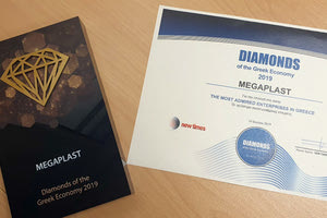 το βραβείο «Diamonds of The Greek Economy 2019» απέσπασε η MEGA PLAST A.E