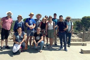 Φοιτητές του κόσμου στην Κρήτη για την Κνωσό