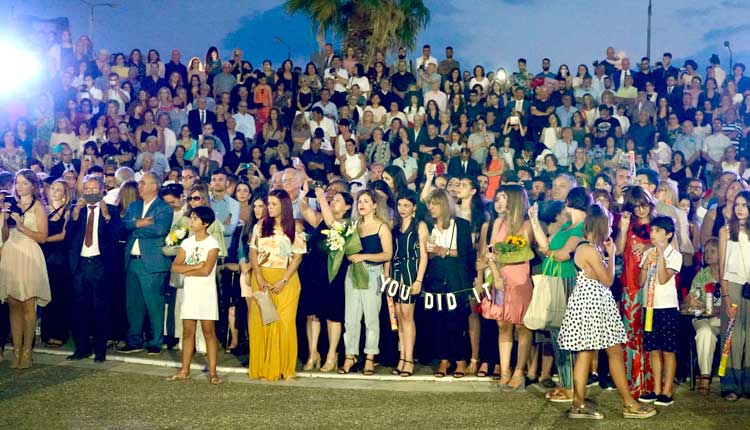 Από την τελετή αποφοίτησης στην Ιατρική Σχολή Κρήτης.