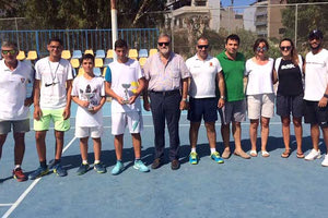 Οι νικητές με παράγοντες και προπονητές στο 4ο Ε3 τένις