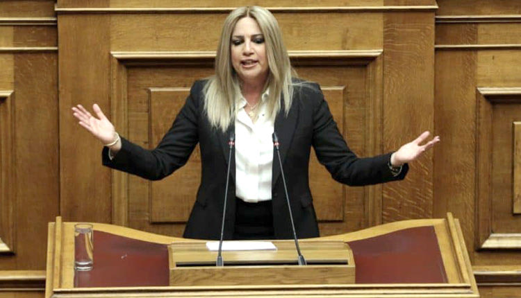 Η Φώφη Γεννηματά από το βήμα της Βουλής