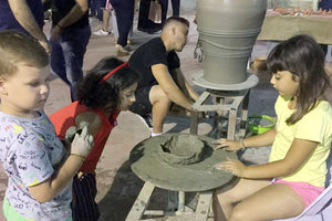 “Χώμα, νερό, φωτιά” ήταν ο τίτλος των εκδηλώσεων που έγιναν με επιτυχία στο Θραψανό για την κεραμική-αγγειοπλαστική