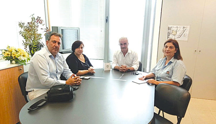 Συνάντηση Παττακού με τον Εμπορικό Σύλλογου Ηρακλείου