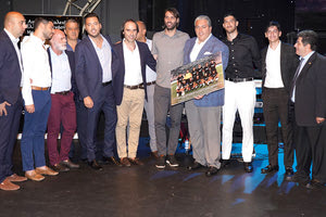 Από την βράβευση του Μιχάλη Μπούση στην εκδήλωση που έγινε στις “Αναδρομές”