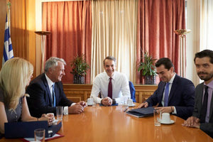 Το Υπουργείο Αγροτικής Ανάπτυξης και Τροφίμων επισκέφθηκε ο πρωθυπουργός Κυριάκος Μητσοτάκης