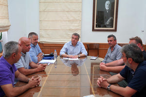 οι επιθεωρητές της ΟΥΝΕΣΚΟ μετέφεραν τα θετικά σχόλια τους στον περιφερειάρχη Κρήτης Σταύρο Αρναουτάκη για το γεωπάρκο Ψηλορείτη