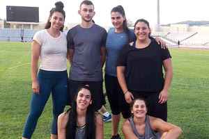 Η ομάδα του ΟΦΗ με τον Καλογεράκη που πήρε μέρος στο πρωτάθλημα