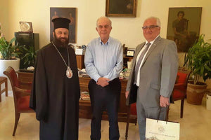 Με τον μητροπολίτη Νέας Ζηλανδίας, υπέρτιμο και έξαρχο Ωκεανίας,  κ. Μύρωνα και με τον επίτιμο πρόξενο Νέας Ζηλανδίας κ. Γιώργο Νεονάκη, συναντήθηκε χθες ο δήμαρχος Ηρακλείου Βασίλης Λαμπρινός.