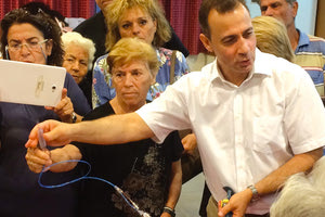 συζήτηση και πρακτικό σεμινάριο με τον αγγειοχειρούργο, Γεώργιο Μεϊμαράκη, στο Πνευματικό Κέντρο Καλεσσών