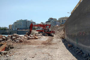 Έργα για τον κόλπο του Δερματά