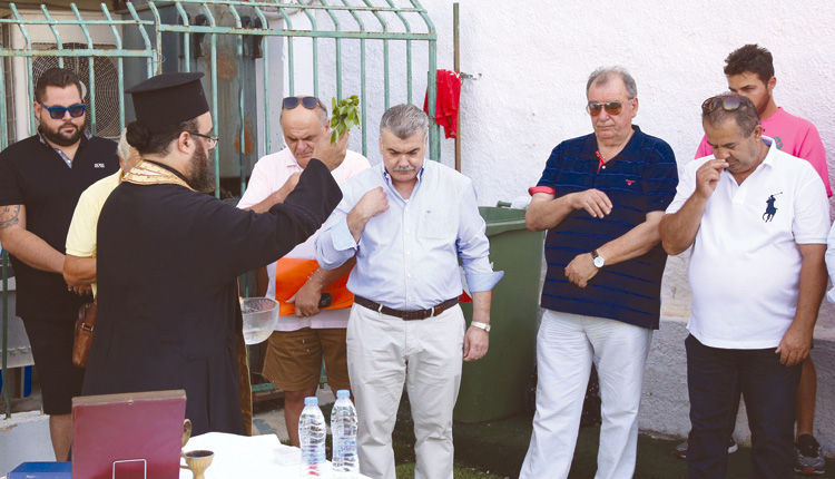 Η διοίκηση του ΠΟΑ στον χθεσινό Αγιασμό