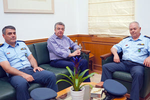 Στην Περιφέρεια Κρήτης, υποδέχθηκε χθες ο περιφερειάρχης Κρήτης Σταύρος Αρναουτάκης τον νέο γενικό αστυνομικό διευθυντή Κρήτης Αντώνη Ρουτζάκη.