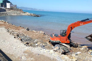 έργα στον κόλπο Δερματά