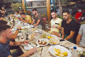 Από το δείπνο της διοίκησης του Πόρου στους ποδοσφαιριστές