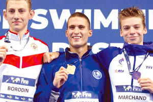 Ο Απόστολος Παπαστάμος στην κορυφή του κόσμου στα 400μ. μικτή ατομική στη Βουδαπέστη