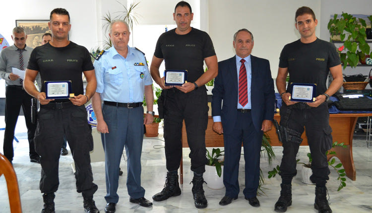 Τιμητικές διακρίσεις για αστυνομικούς