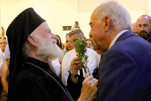 ο κ. Λαμπρινός στην ορκομωσία του νέου Δημοτικού Συμβουλίου Ηρακλείου