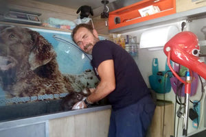 κινητή μονάδα περιποίησης και καλλωπισμού ζώων συντροφιάς