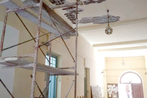 Κατέρρευσε τμήμα οροφής στη Λότζια