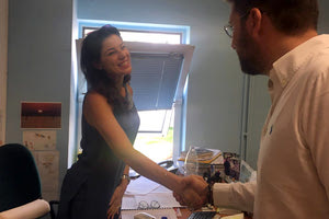 Ο Μενέλαος Μποκέας τα γραφεία των δημοτικών υπηρεσιών Μαλεβιζίου