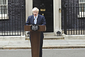 Ο Βρετανός πρωθυπουργός Μπόρις Τζόνσον