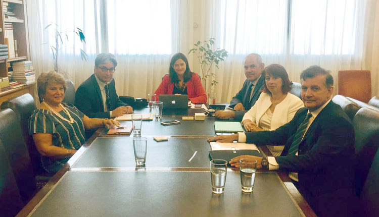 ΚΑΡΑΜΕΩΣ-ΔΙΓΑΛΑΚΗΣ: Συνάντησαν το προεδρείο της Συνόδου Πρυτάνεων
