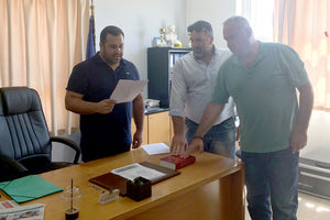 ΔΗΜΟΣ ΓΟΡΤΥΝΑΣ: ορκωμοσία παρουσία του νέου δημάρχου Λευτέρη Κοκολάκη